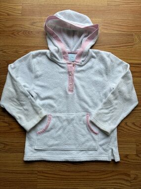 Bella Bliss Girls Hooded Terry Swim Coverup - Size 6